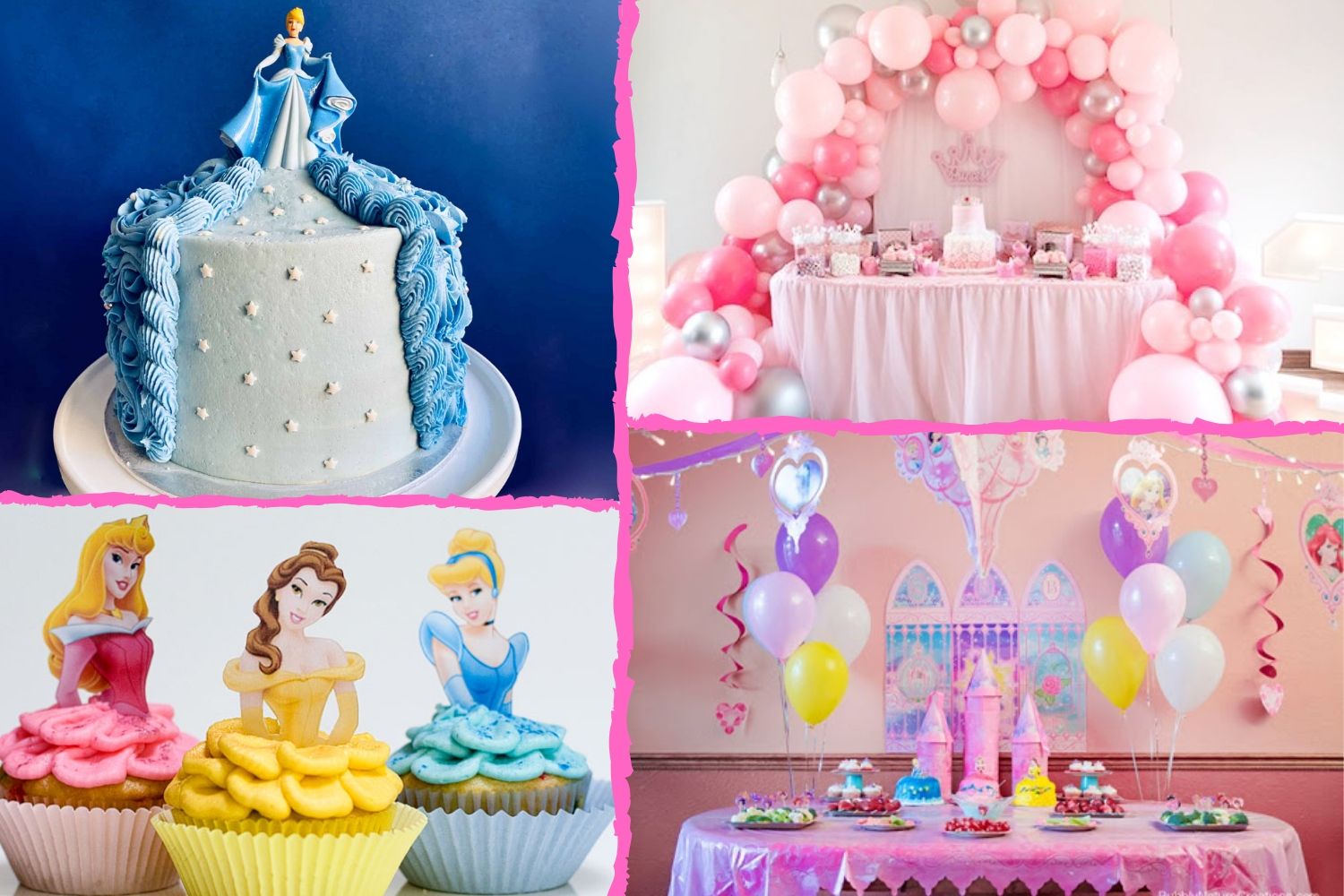 prenses temalı doğum günü